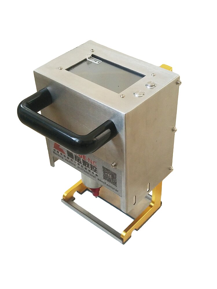 Rankinė elektrinė graviravimo mašina, bėgių plieno antspaudų kodavimo mašina